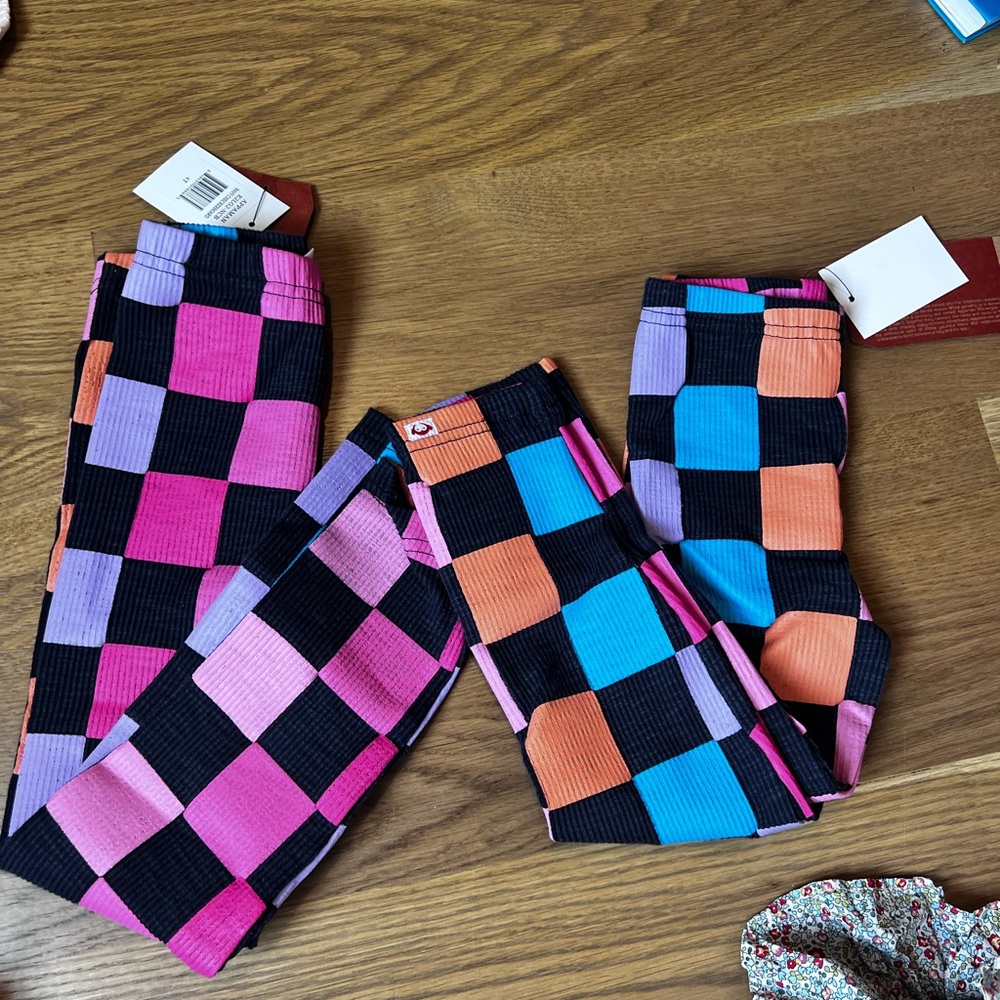 Colorful Checkered Leggings